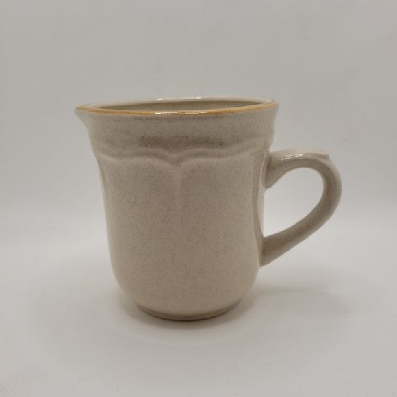 International Stoneware Japan Vtg Almond Flair Creamer And Sugar Dish - Picture 11 of 16